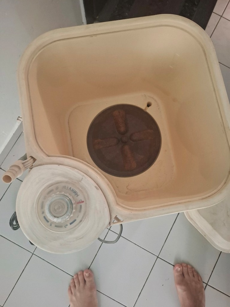 Nostaljik / Taşınabilir Feya Mini Çamaşır Makinesi (Çalışır Durumda) - 4