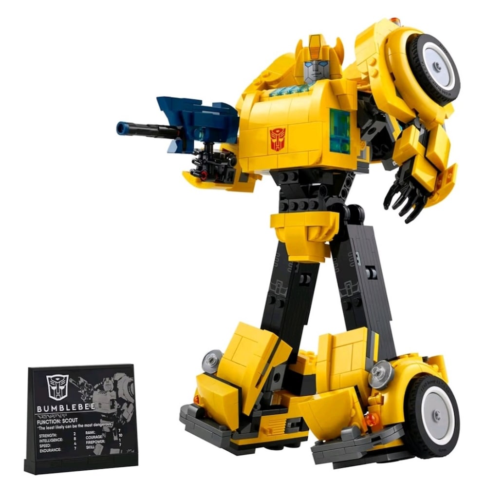 LEGO 10338 Icons Transformers Bumblebee figür Robot Aksiyon Yapım Seti - 3
