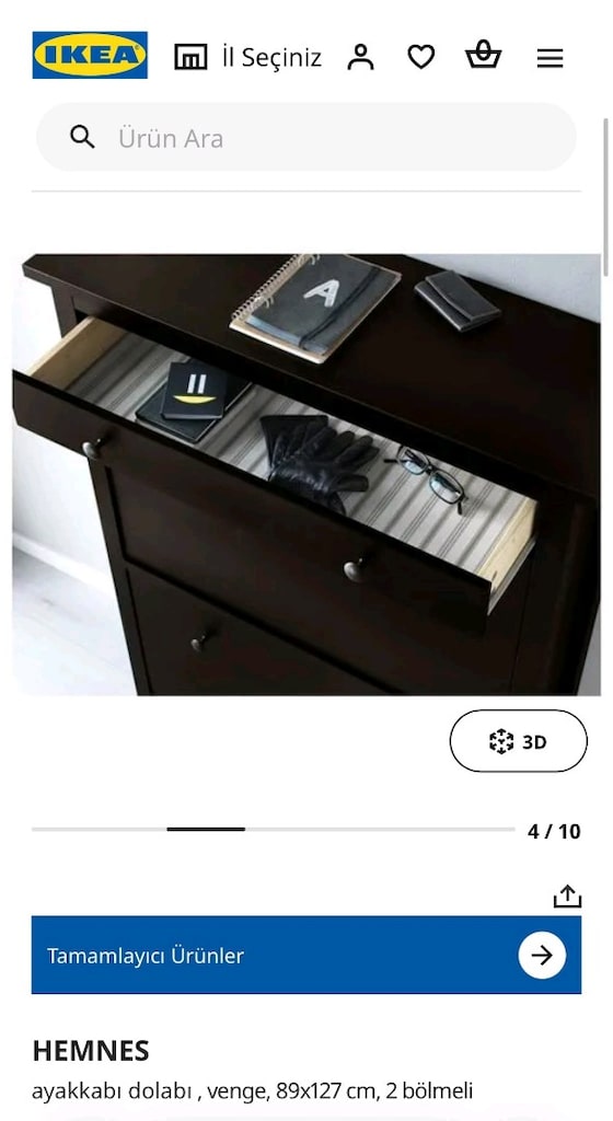 Başlık: Ikea Hemnes Ayakkabılık - 4