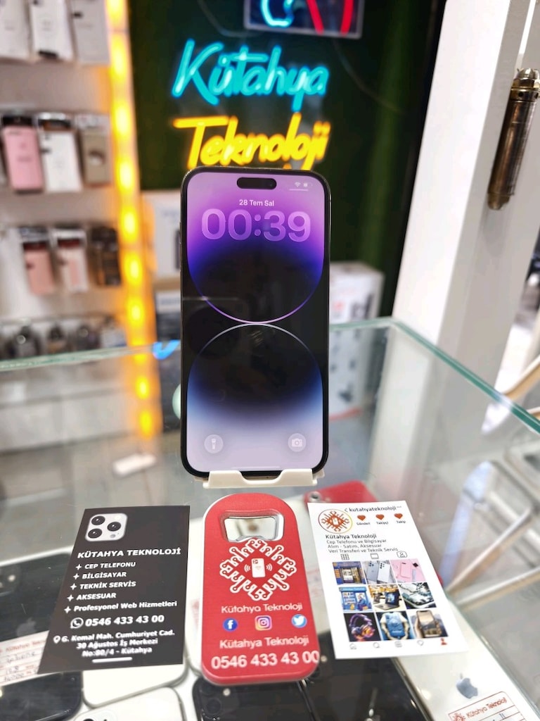 iPhone 14 pro Max 128 pil 100 Ekran ve pil ikinci el değişen - 3