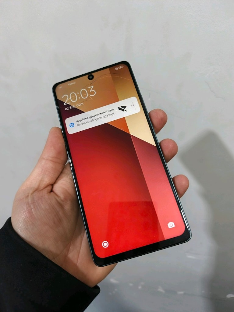 note 13 pro camda catlak var ekran daha once degismis - 2