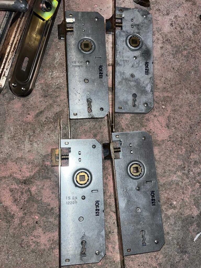 kapı oda kilidi Kale Marka gömme kilid kapı kolu ve anahtar var - 4