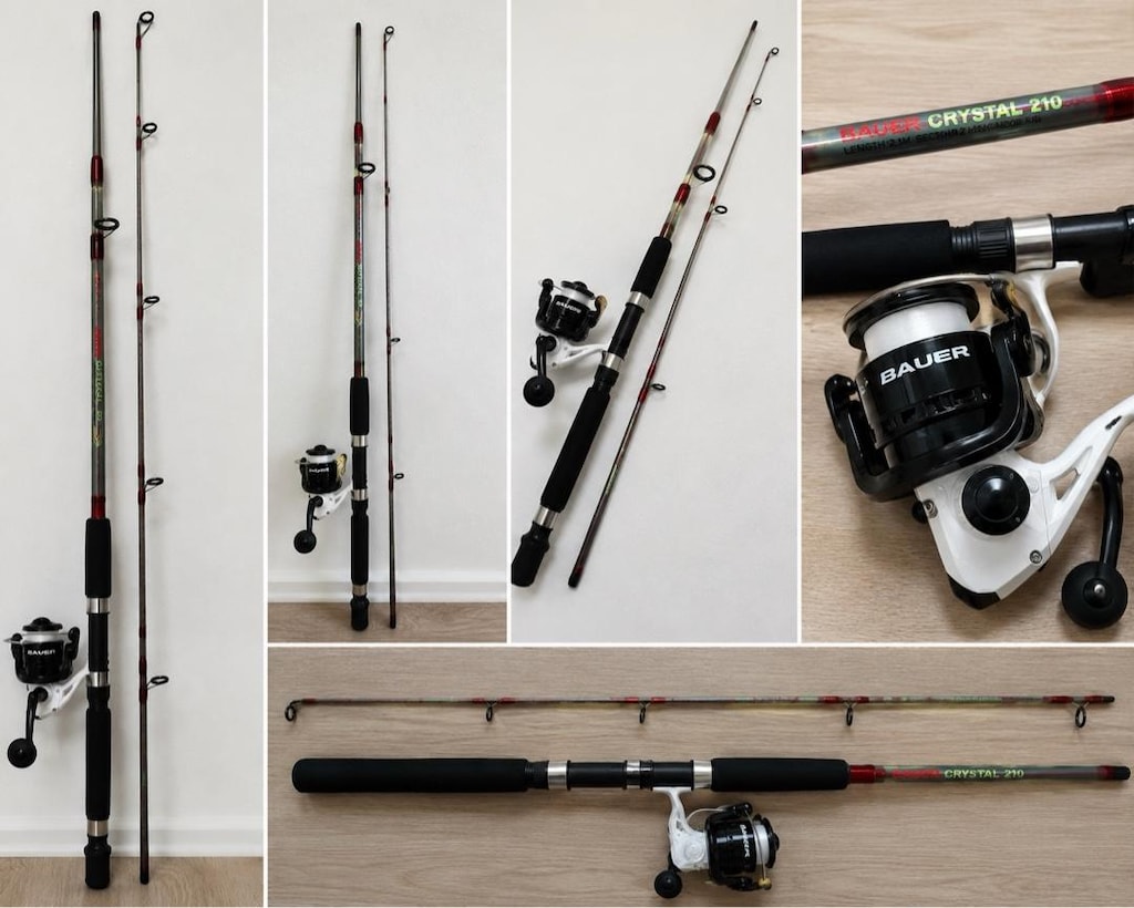 Satılık Bauer Crystal 210 Kamış + Bauer 5000 Makine + Misinalı Hazır - 3