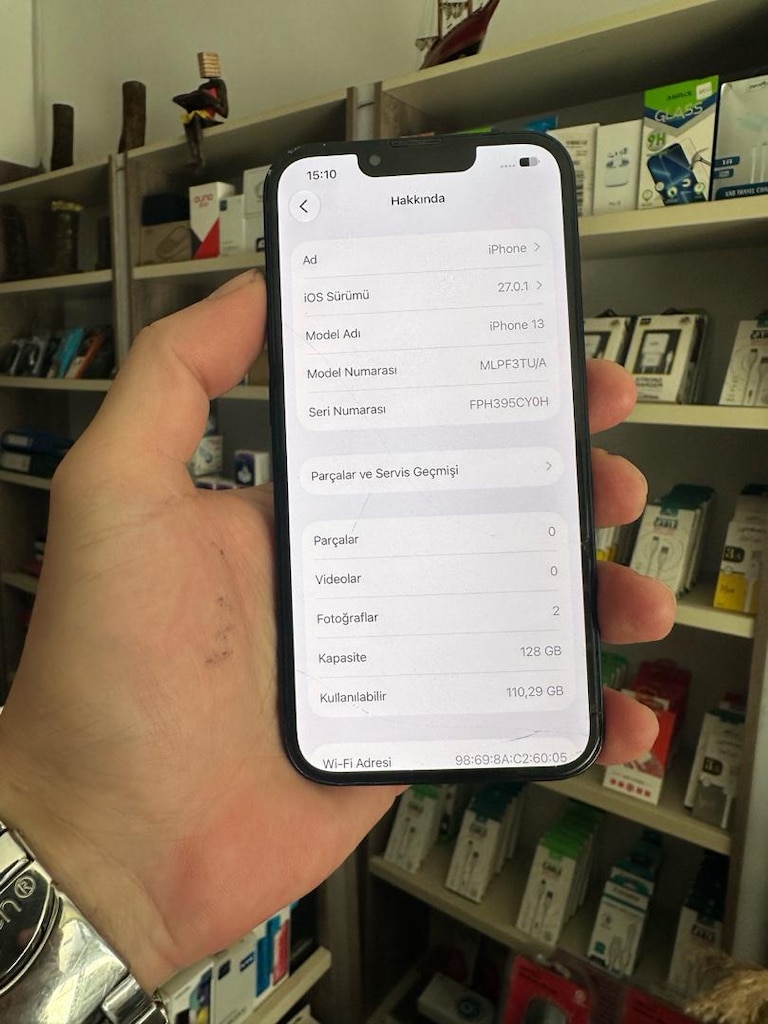 Apple 13 128 Gb değişen arka kamera orjnl pil kozmetik 10/9 temiz tr - 4