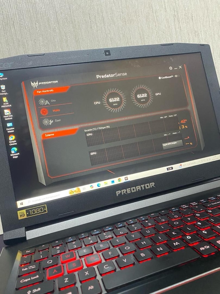 ACER PREDATOR GAMİNG-6GB GTX 1060-i7 7700HQ-16GB DDR4-SSD+HDD-LAPTOP - 5