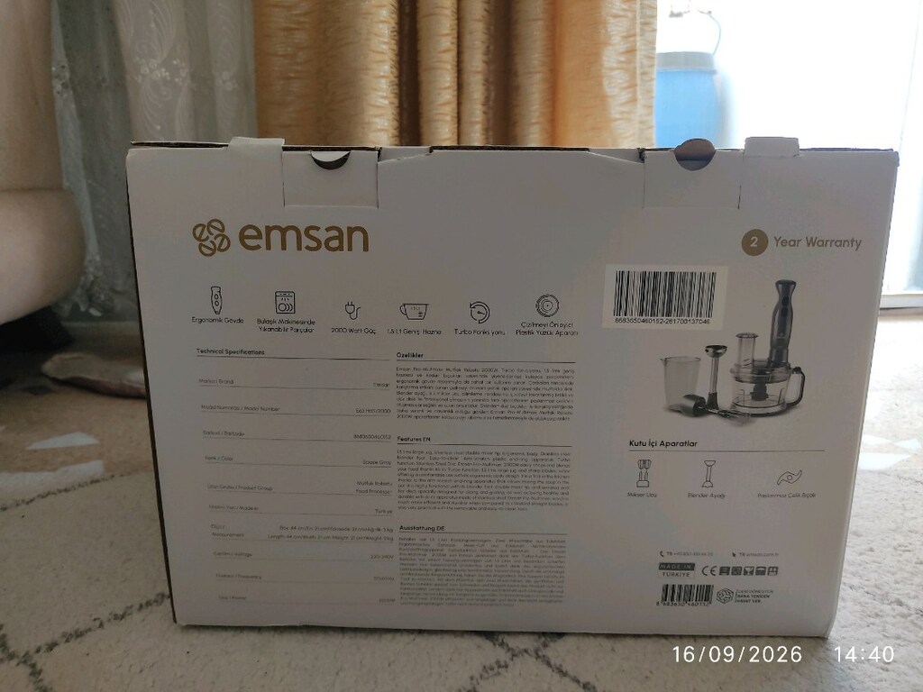 Emsan 2000wat mutfak robotu - 4