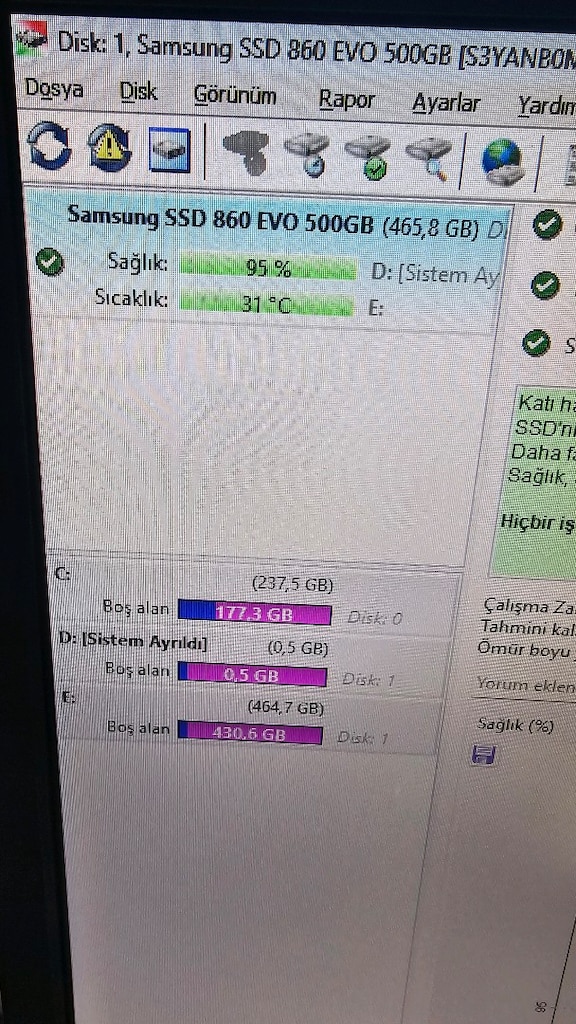 Samsung 500gb 860 Evo Sata 3 - 5