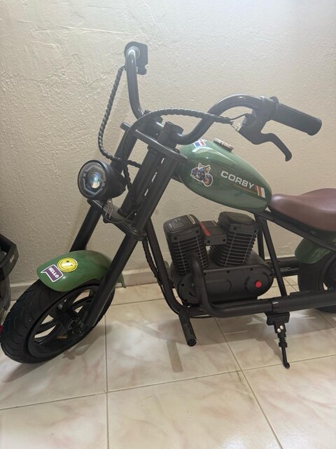 Corby akülü Motorsiklet sıfır gibi