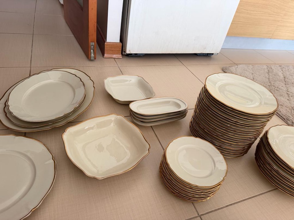 54 Parça Rosenthal Selb & Hutschenreuther Bavaria Antika Yemek Fullset - 2