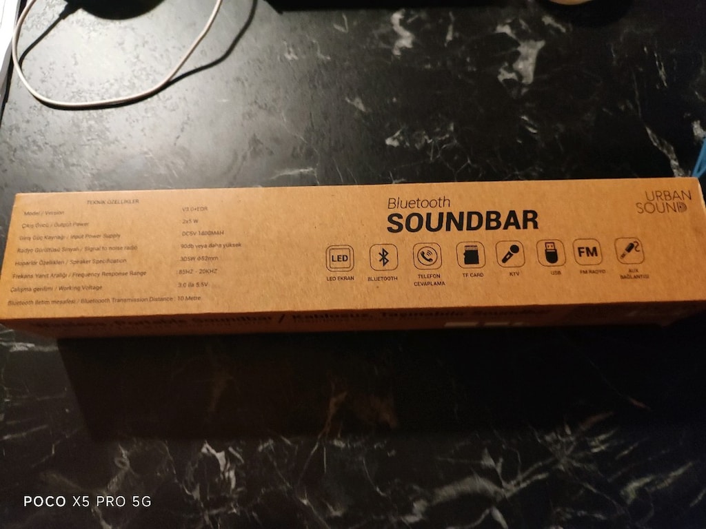 URBAN SOUND KABLOSUZ TAŞİNABİLİR YÜKSEK SES PERFORMANSLI BLUETHOOD - 4
