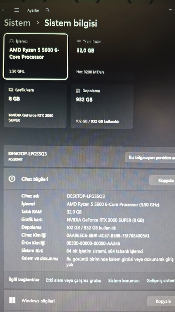 RYZEN 5 5600 AKVARYUM KASA OYUNCU BİLGİSAYARI - 6