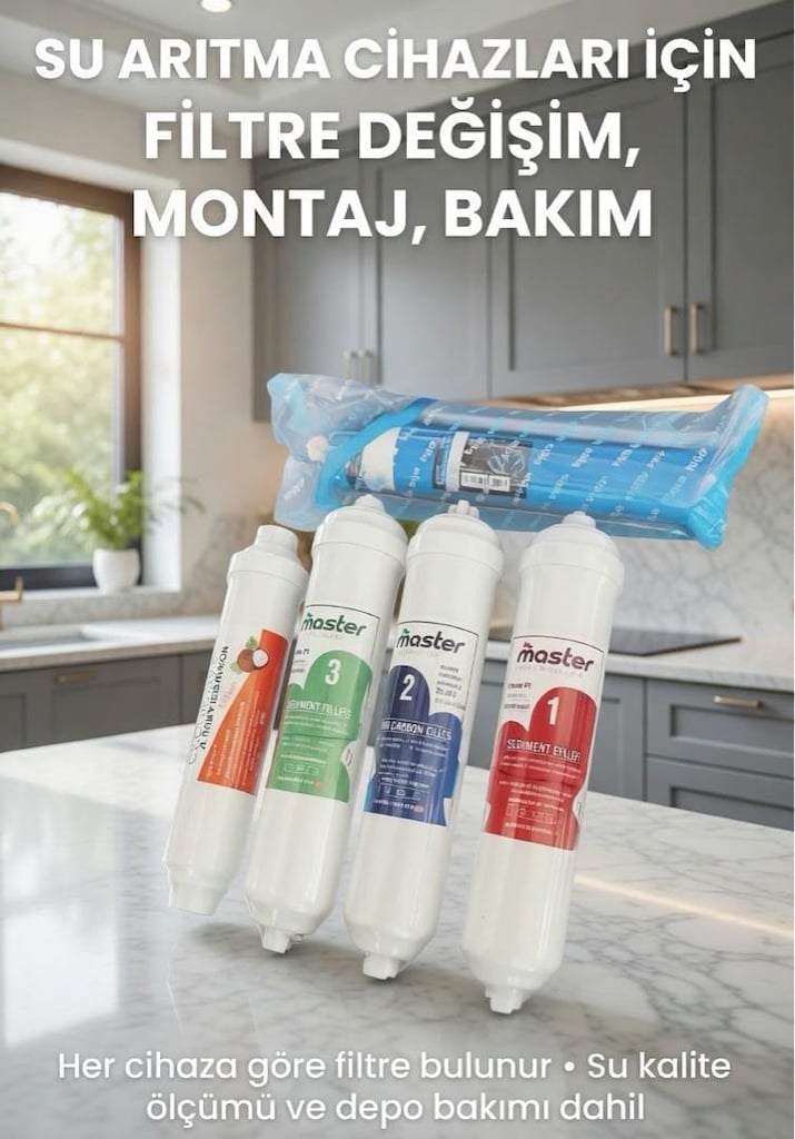 SU ARITMA CİHAZLARI FİLTRE DEĞİŞİMİ KAMPANYASI- MONTAJ DAHİL 1.700 TL. - 4