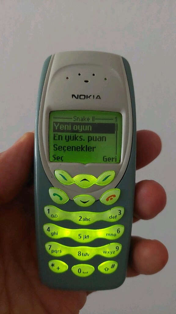 NOKİA 3410 YEŞİL EKRANLI TELEFON - 6
