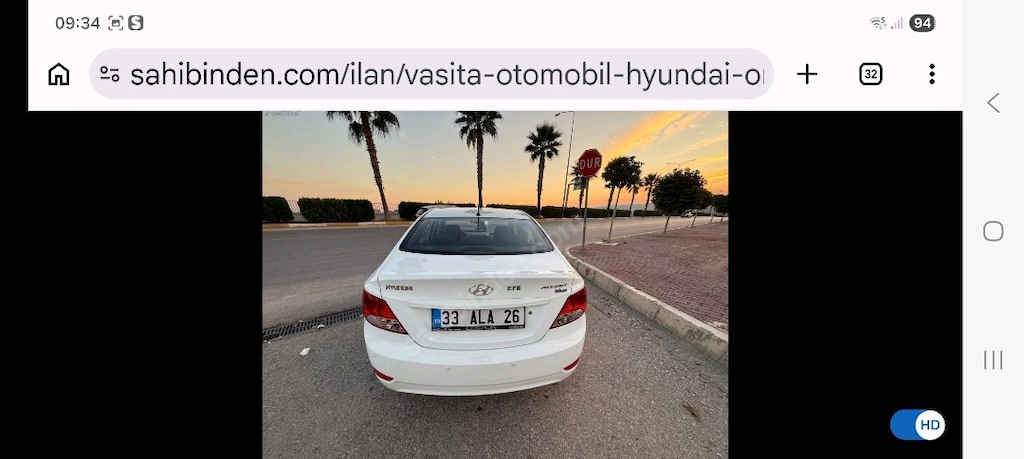 2012 Hundai AccentBlu 1.6 CRDI - 2