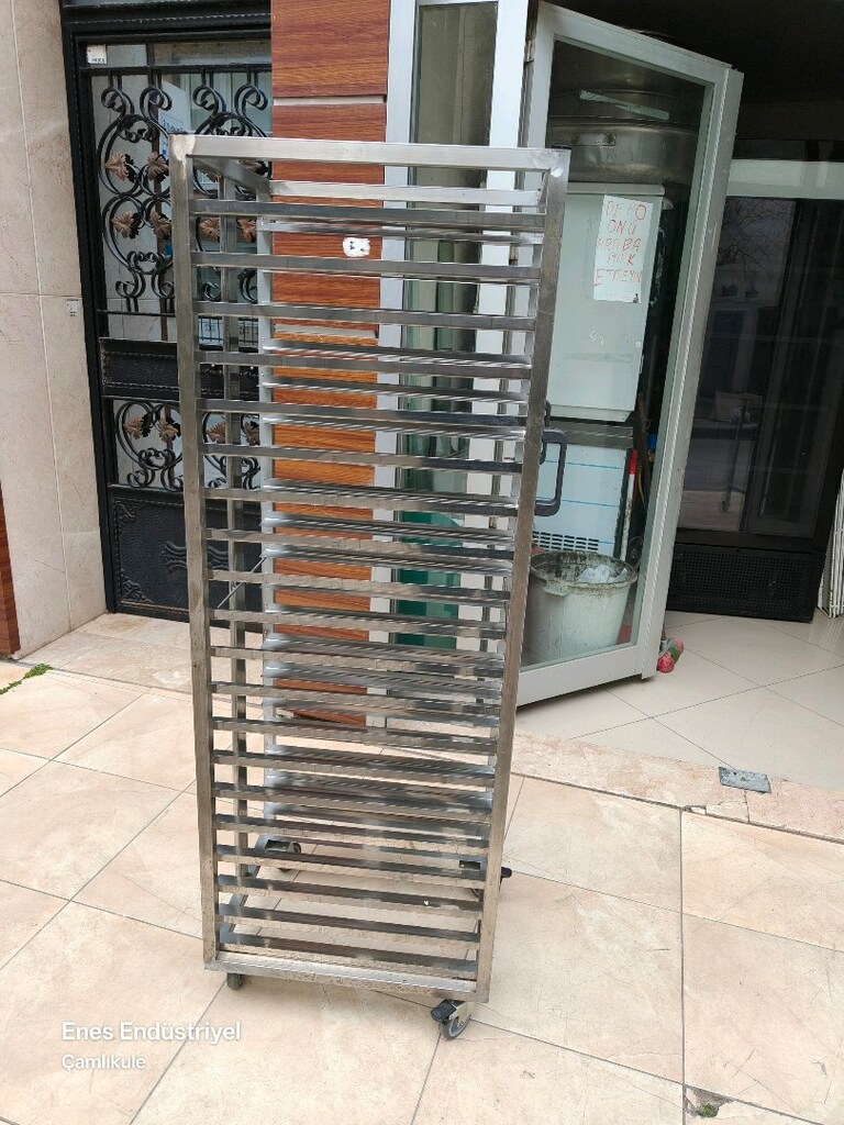 servis tepsi taşıma arabası - 7