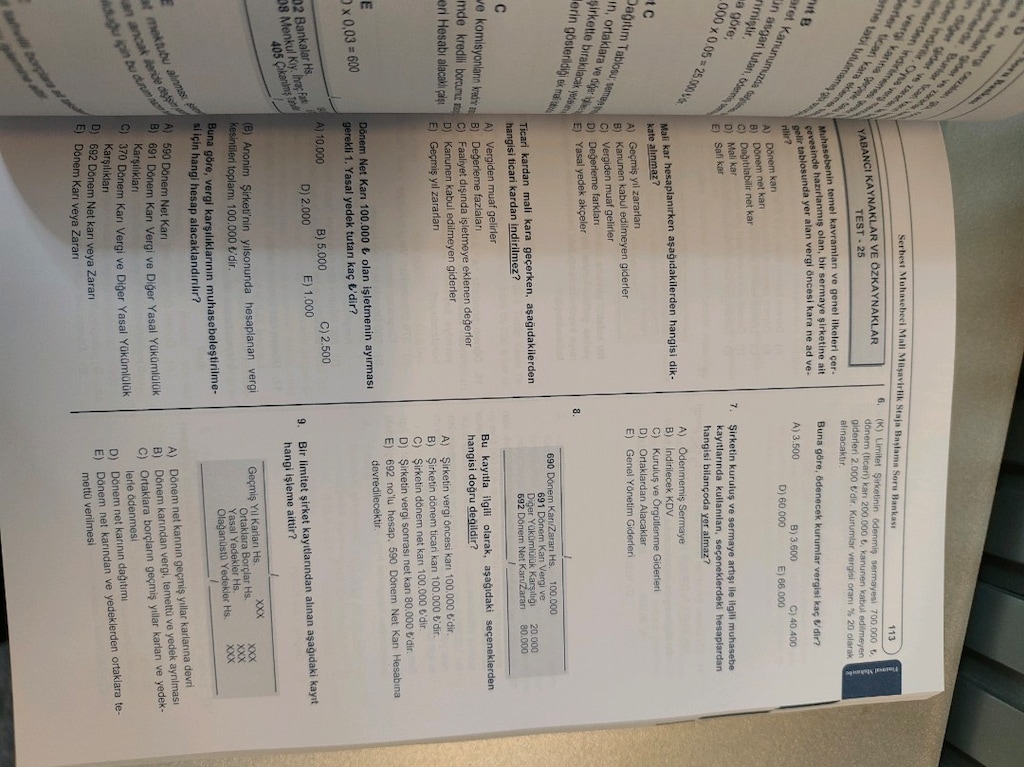 SMMM FULL ÇÖZÜMLÜ SORU BANKASI 2024 TEMİZ - 3
