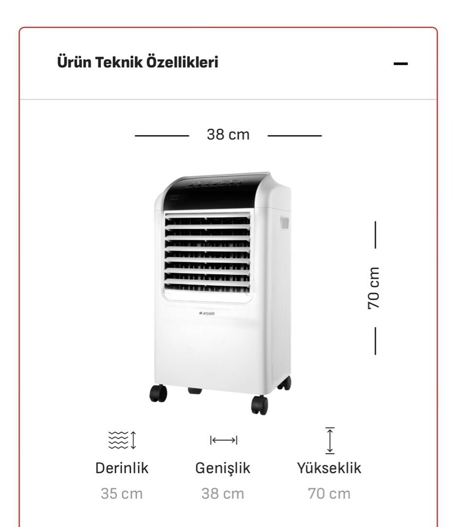 Arçelik AC 6030 Hava Soğutucu - 5