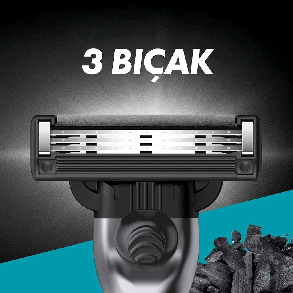 Gillette Mach3 Charcoal Set (2 kutu) - 4