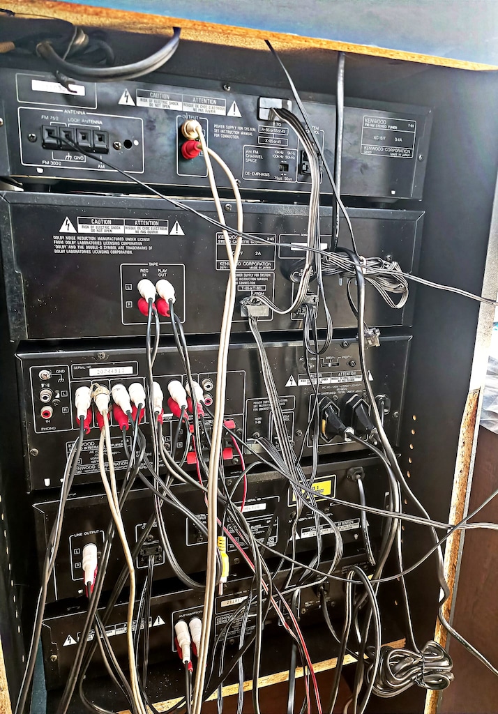 Efsane Ses Kalitesi: Kenwood A-45 Müzik Seti + Orijinal S-5M Hoparlör - 6