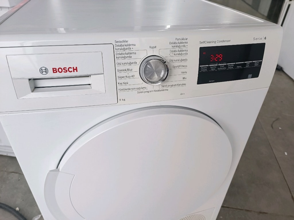 Bosch Serie 6, 9 kg ısı pompalı çamaşır kurutma makinesi - 3