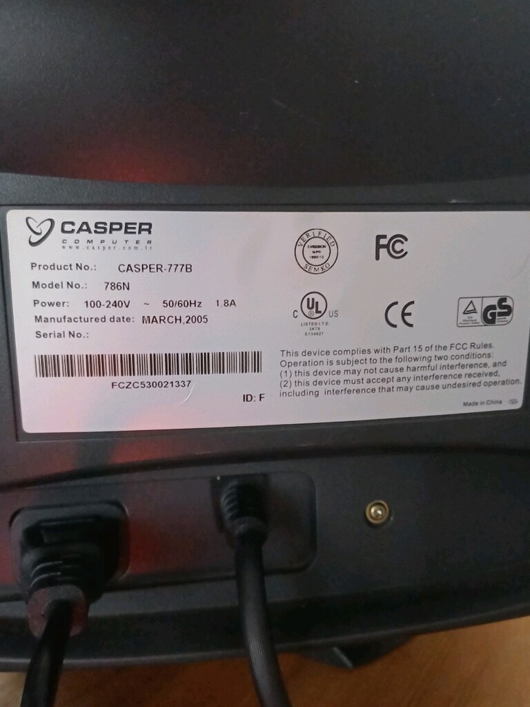 Casper 17" CRT Tüplü Monitör - 2