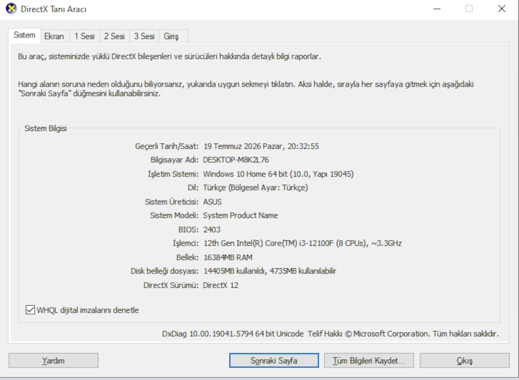 Oyun bilgisayarı - i3 12100f + 5700XT - açıklamayı oku - 9