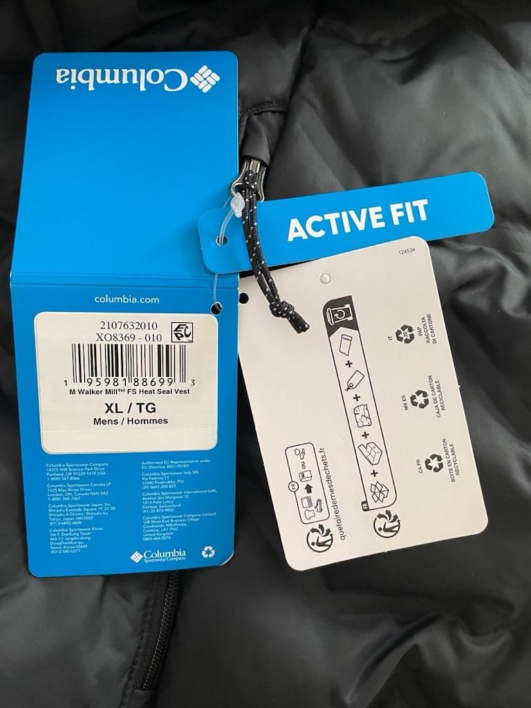 Sıfır Etiketli Columbia Walker Mill Heat Seal Omni-Heat Kaz Tüyü Yelek - 6