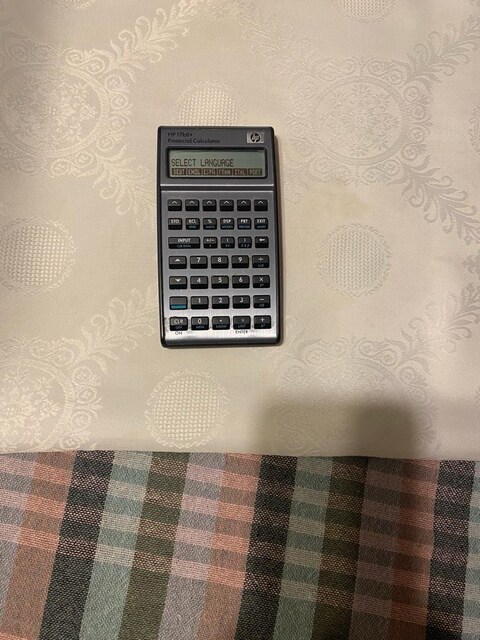 HP 17bII+ Financial Calculator Orijinal Çalışıyor