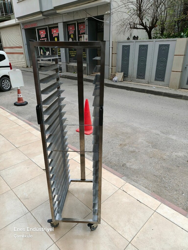 servis tepsi taşıma arabası - 2