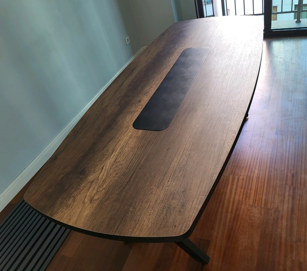 OVAL KESİM TOPLANTI MASASI 200×90 - 9
