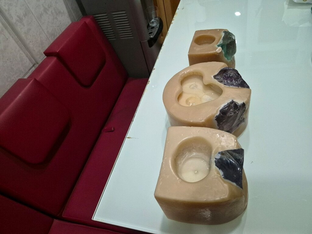 TASLI DEKORATIF BUYUK MUM SETI - 3