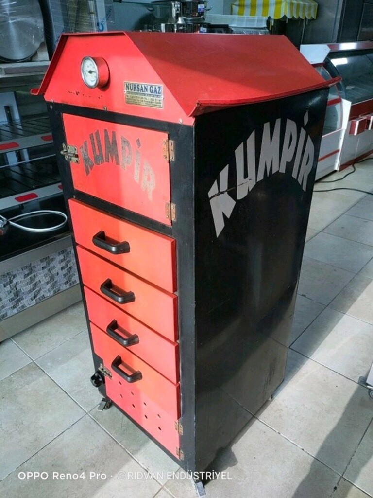 kumpir fırını tüplü ısıtmalı kumpir fırın kumpir makinesi - 16