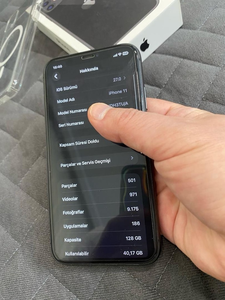 İPHONE 11 128GB SİYAH TEMİZ - 3