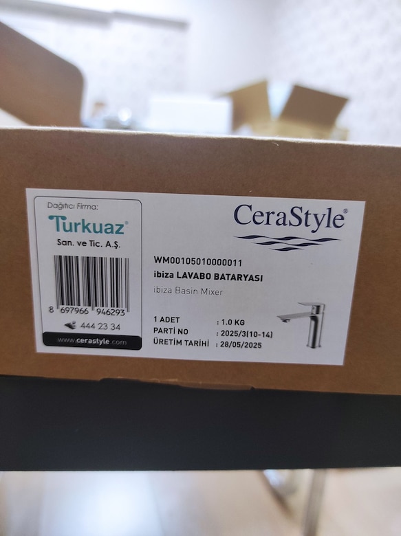 Batarya, Musluk, Turkuaz Cerastyle Ibiza - 3