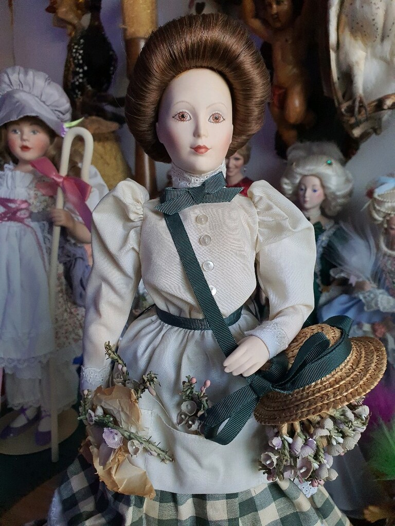 porselen bebek vintage damgalı sertifikalı - 3