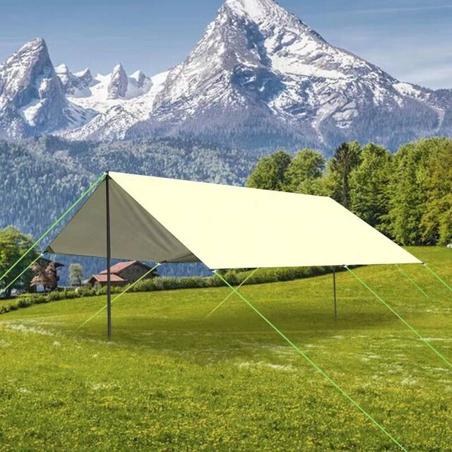 Kamp Gölgeliği Oxford Gümüş Kumaş 500x300cm