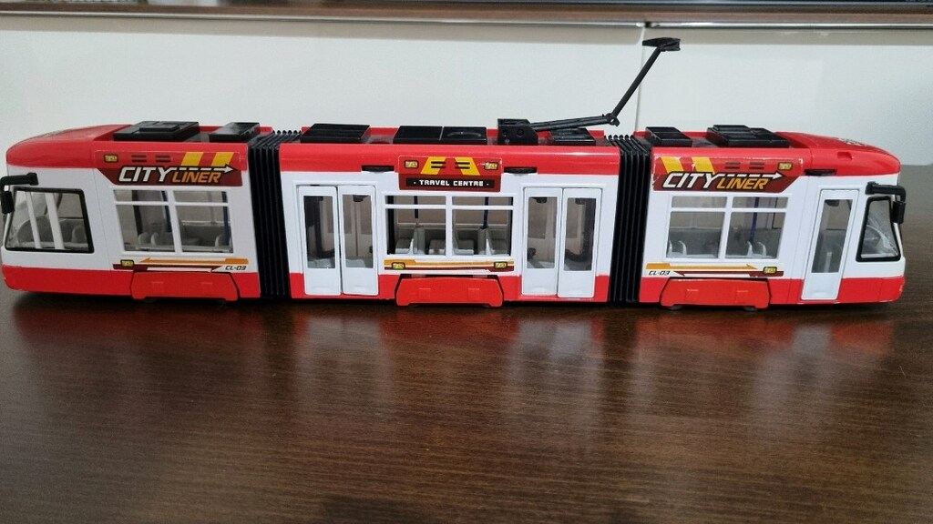 Dickie Toys Dickie Şehir Express Tramvayı - Kırmızı, 46cm - 2
