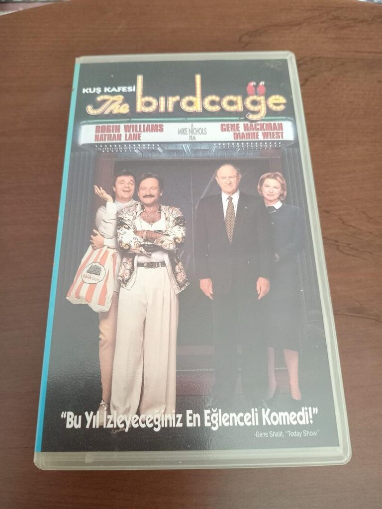 Birdcage (1996) VHS Kaset