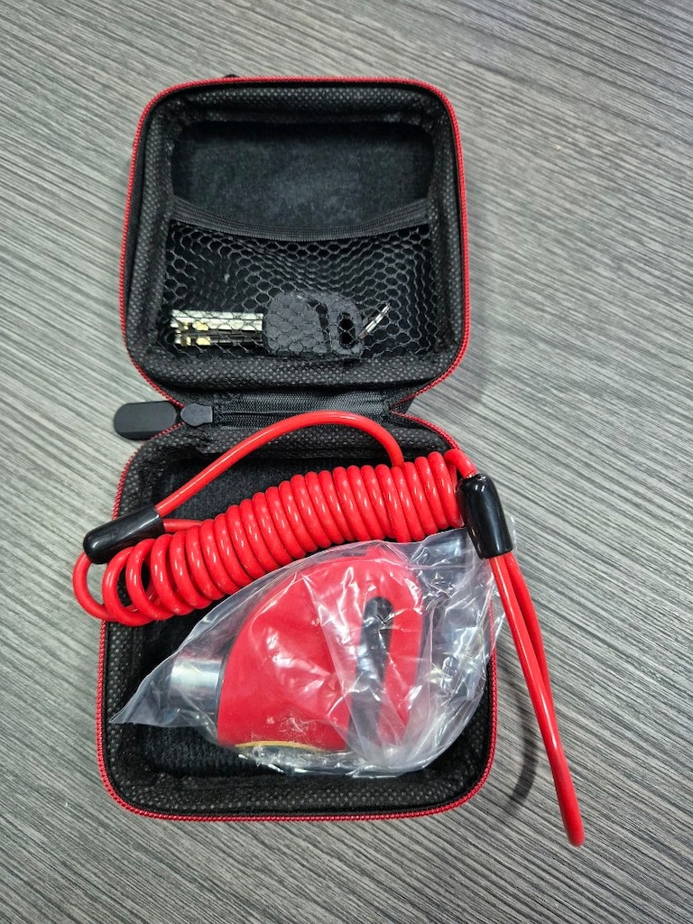 KNMASTER DL206 Çelik Pimli Vespa Motosiklet Disk Kilidi 6MM - 2