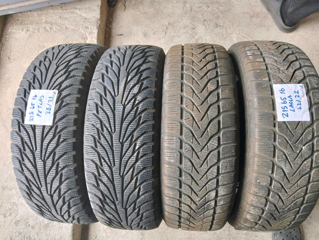 215 65 16 DÖRT ADET KIŞLIK LASTİK PETLAS VE LASSA - 4