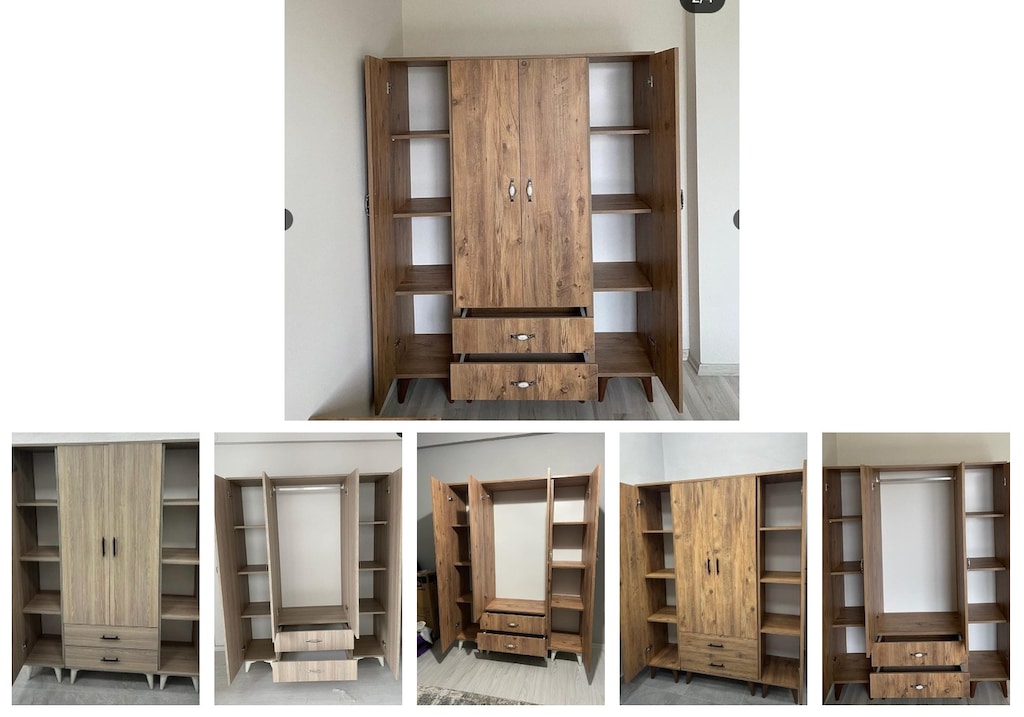 4 kapaklı elbise dolabı dbszuruhxe - 6