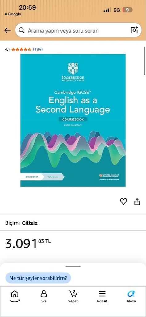 Cambridge IGCSE İngilizce İkinci Dil Çalışma Kitabı - 4