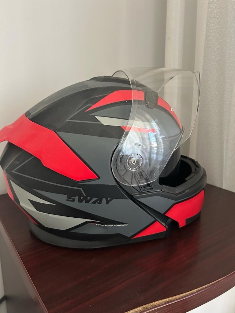 SWAY ÇENE AÇILIR VİZÖRLÜ KASK - 2