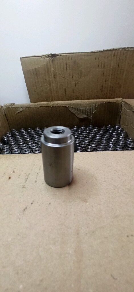 CNC torna üretimi, sıfır kademeli dişli burç / kaynak somunu (weld bun - 8
