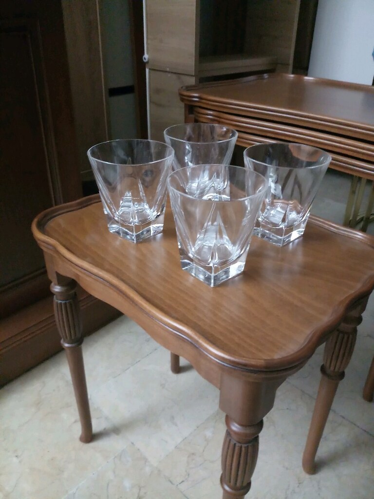 4 adet kristal bardak - 4