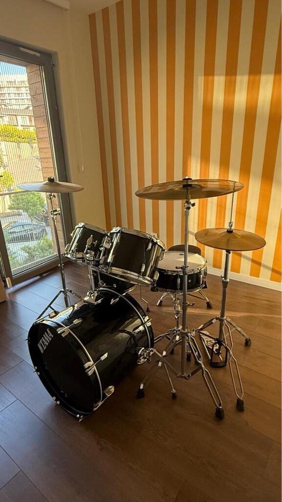TAMA STAGESTAR Black Night Sıfır Sayılacak Zil Dahil Bateri Takımı - 2