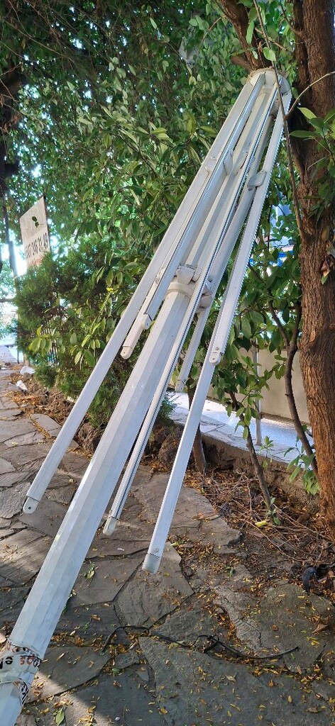 şemsiye metal gövde temiz sorunsuz 4x4metre aliminyum gövde - 6