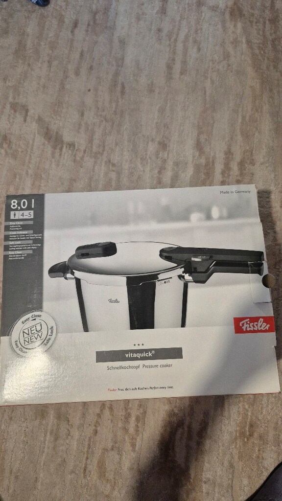 Orijinal Kutulu Fissler Vitaquick 8 Litre Düdüklü Tencere. - 2