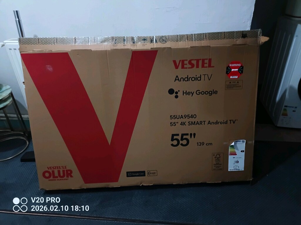Vestel 140 ekran 4K Android sıfır TV - 3