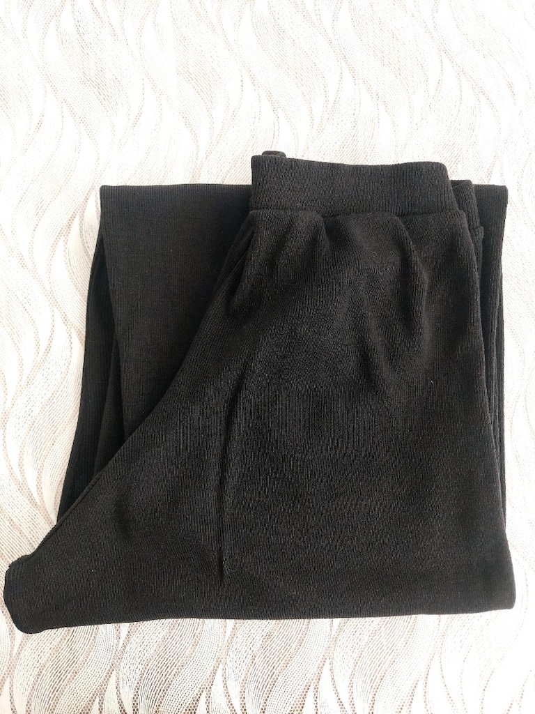 Beli lastikli bol kesim palazzo pantolon - 7